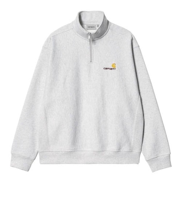 CARHARTT (カーハート) ー HALF ZIP AMERICAN SCRIPT SWEAT (ハーフジップアメリカンスクリプトスウェットシャツ) I027014