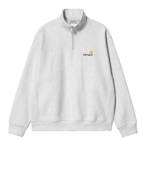 CARHARTT (カーハート) ー HALF ZIP AMERICAN SCRIPT SWEAT (ハーフジップアメリカンスクリプトスウェットシャツ) I027014