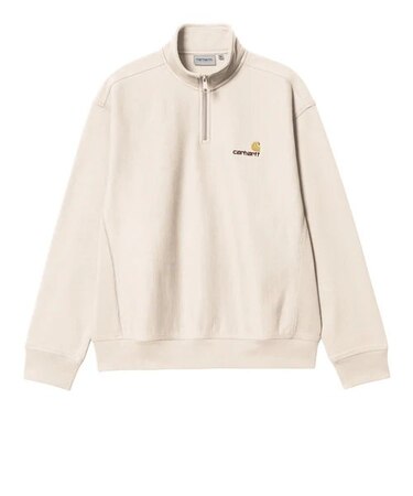 CARHARTT (カーハート) ー HALF ZIP AMERICAN SCRIPT SWEAT (ハーフジップアメリカンスクリプトスウェットシャツ) I027014