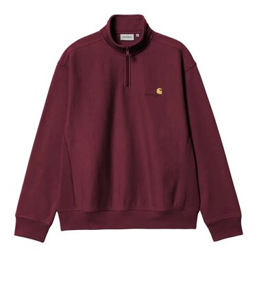 CARHARTT (カーハート) ー HALF ZIP AMERICAN SCRIPT SWEAT (ハーフジップアメリカンスクリプトスウェットシャツ) I027014