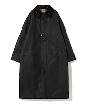 BARBOUR (ﾊﾞﾌﾞｱｰ) - OS BURGHLEY WAX LONG COAT (ｵｰﾊﾞｰｻｲｽﾞﾊﾞｰﾚｰﾜｯｸｽﾛﾝｸﾞｺｰﾄ) MWX1674