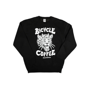 BICYCLE COFFEE (ﾊﾞｲｼｸﾙｺｰﾋｰ) - Leopard Crew (ﾚｵﾊﾟｰﾄﾞｸﾙｰﾈｯｸｽｳｪｯﾄ) BC2455