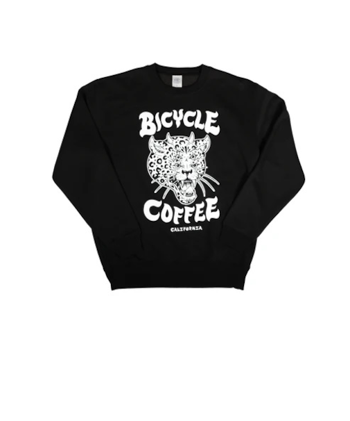 BICYCLE COFFEE (ﾊﾞｲｼｸﾙｺｰﾋｰ) - Leopard Crew (ﾚｵﾊﾟｰﾄﾞｸﾙｰﾈｯｸｽｳｪｯﾄ) BC2455