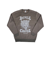 BICYCLE COFFEE (ﾊﾞｲｼｸﾙｺｰﾋｰ) - Leopard Crew (ﾚｵﾊﾟｰﾄﾞｸﾙｰﾈｯｸｽｳｪｯﾄ) BC2455