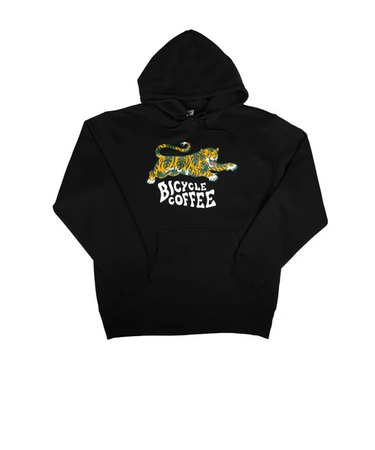 BICYCLE COFFEE (ﾊﾞｲｼｸﾙｺｰﾋｰ) - Monstera Tiger Hoodie (ﾓﾝｽﾃﾗﾀｲｶﾞｰﾌｰﾃﾞｨｰ) BC2457