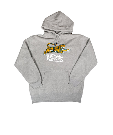 BICYCLE COFFEE (ﾊﾞｲｼｸﾙｺｰﾋｰ) - Monstera Tiger Hoodie (ﾓﾝｽﾃﾗﾀｲｶﾞｰﾌｰﾃﾞｨｰ) BC2457