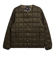 TAION (タイオン) - CREW NECK BUTTON DOWN JACKET (クルーネックボタンダウンジャケット) TAION-104