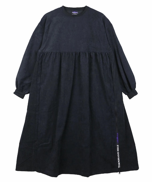 THOUSAND MILE (ｻｳｻﾞﾝﾄﾞﾏｲﾙ) - LONG SLEEVE DRESS 21W CORDUROY (ﾛﾝｸﾞｽﾘｰﾌﾞﾄﾞﾚｽ ｺｰﾃﾞｭﾛｲ) TM242CD00202