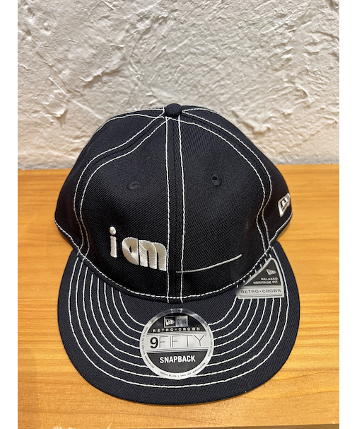 NEW ERA (ﾆｭｰｴﾗ) - Retro Crown 9FIFTY MIYUKI ARIHARA i am WOOL NAVY (RC950 ﾐﾕｷ ｱﾘﾊﾗ i am ﾌﾗｯﾄﾊﾞｲｻﾞｰ ｳｰﾙ ﾈｲﾋﾞｰ)