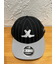 NEW ERA (ﾆｭｰｴﾗ) - Low Profile 9FIFTY am PINSTRIPE MIYUKI ARIHARA CHI (LP950 am ﾐﾕｷ ｱﾘﾊﾗ ｼｶｺﾞ・ﾎﾜｲﾄｿｯｸｽ ﾌﾞﾗｯｸ ｸﾞﾚｰ ﾊﾞｲｻﾞｰ)