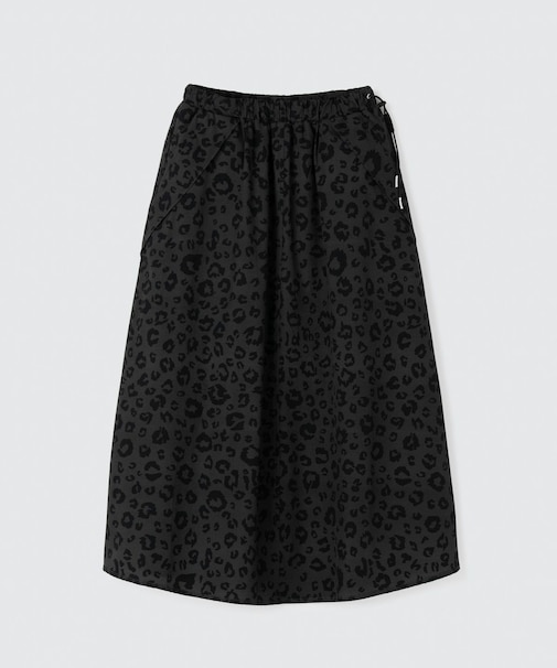 WILD THINGS (ﾜｲﾙﾄﾞｼﾝｸﾞｽ) - PRINT LAX SKIRT (ﾌﾟﾘﾝﾄﾗｯｸｽｽｶｰﾄ) WTL25032AD ﾚﾃﾞｨｰｽ