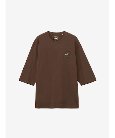 THE NORTH FACE (ﾉｰｽﾌｪｲｽ) - 3/4 SLEEVE ONE POINT LOGO TEE (ｸｫｰﾀｰｽﾘｰﾌﾞﾜﾝﾎﾟｲﾝﾄﾛｺﾞﾃｨｰ) NT32537 ﾒﾝｽﾞ