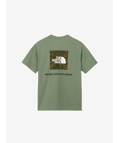 THE NORTH FACE (ﾉｰｽﾌｪｲｽ) - S/S BACK SQUARE TRAVERSE LOGO TEE (ｼｮｰﾄｽﾘｰﾌﾞﾊﾞｯｸｽｸｴｱﾄﾗﾊﾞｰｽﾛｺﾞﾃｨｰ) NT32543 ﾒﾝｽﾞ