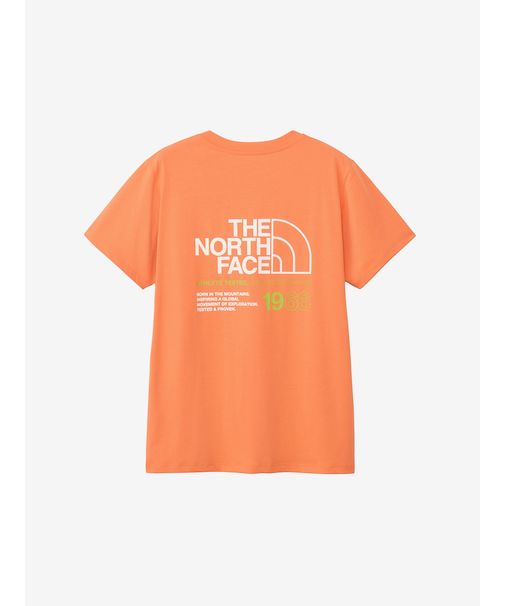 THE NORTH FACE (ﾉｰｽﾌｪｲｽ) - S/S ES 66 LOGO TEE (ｼｮｰﾄｽﾘｰﾌﾞｲｰｴｽ66ﾛｺﾞﾜｲﾄﾞﾃｨｰ) NTW32585 ﾚﾃﾞｨｰｽ