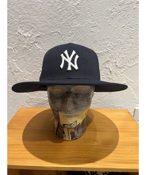 NEW ERA (ﾆｭｰｴﾗ) - FITTED BRIM HAT MESH NYY Powered by GORO NAKATSUGAWA（min-nano）(ﾌｨｯﾃﾄﾞ ﾌﾞﾘﾑ ﾊｯﾄ ﾒｯｼｭ ﾆｭｰﾖｰｸ･ﾔﾝｷｰｽ ﾐﾝﾅﾉ ﾊﾞｲ ｺﾞﾛｰ ﾅｶﾂｶﾞﾜ)