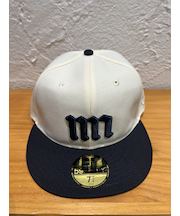 NEW ERA (ﾆｭｰｴﾗ) - 59FIFTY SOFT BUCKRAM Powered by GORO NAKATSUGAWA（min-nano）(5950 ｿﾌﾄﾊﾞｯｸﾗﾑ ﾐﾝﾅﾉ ﾊﾞｲ ｺﾞﾛｰ ﾅｶﾂｶﾞﾜ)