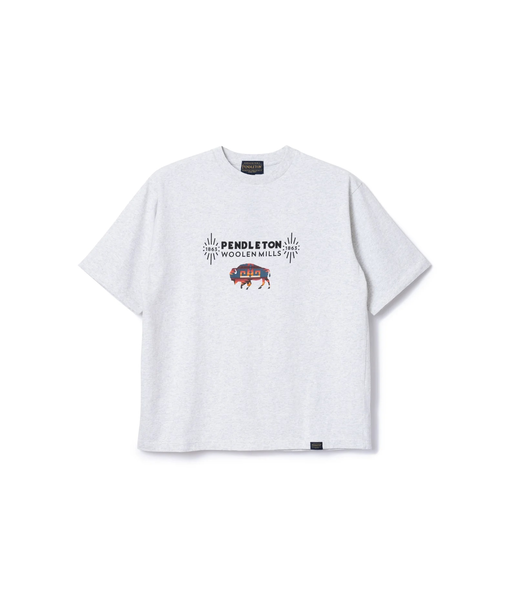 PENDLETON (ﾍﾟﾝﾄﾞﾙﾄﾝ) ｰ LOGO PRINT S/S TEE (ﾛｺﾞﾌﾟﾘﾝﾄｼｮｰﾄｽﾘｰﾌﾞﾃｨｰｼｬﾂ) 5275-0008 ﾕﾆｾｯｸｽ