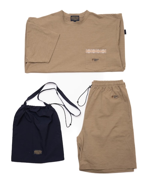 PENDLETON (ﾍﾟﾝﾄﾞﾙﾄﾝ) ｰ TEE/SHORTS/BAG SET (ﾃｨｰ/ｼｮｰﾂ/ﾊﾞｯｸﾞｾｯﾄ) 5275