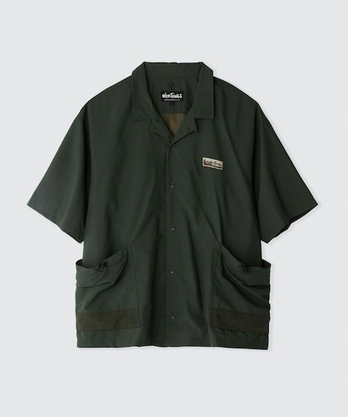 WILD THINGS(ﾜｲﾙﾄﾞｼﾝｸﾞｽ) - SUPPLEX POUCH SHIRTS (ｻﾌﾟﾚｯｸｽﾎﾟｰﾁｼｬﾂ) WT25017AD ﾒﾝｽﾞ