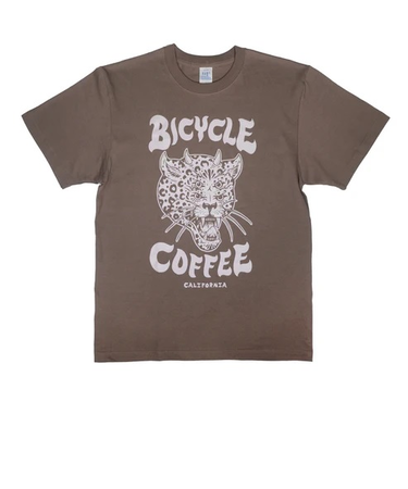 BICYCLE COFFEE (ﾊﾞｲｼｸﾙｺｰﾋｰ) - LEOPARD TEE (ﾚｵﾊﾟｰﾄﾞﾃｨｰ) BC2403