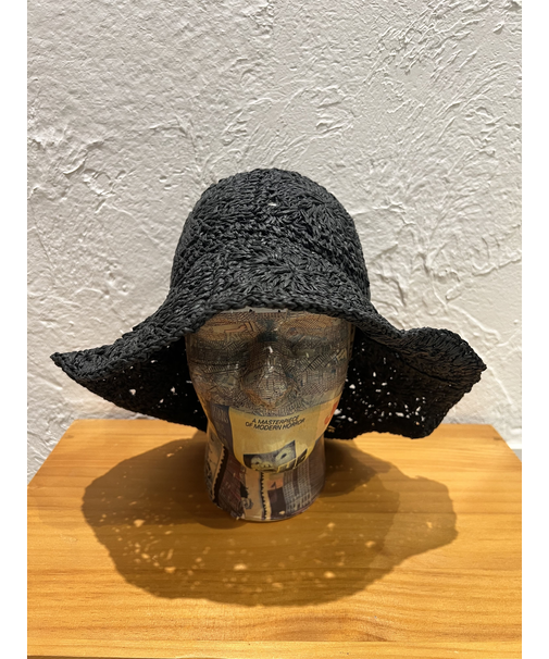 NEW ERA (ﾆｭｰｴﾗ) - ADVENTURE WIDE BRIM (ｱﾄﾞﾍﾞﾝﾁｬｰ ﾜｲﾄﾞﾌﾞﾘﾑ ﾍﾟｰﾊﾟｰ ｸﾛ-ｼｪ ﾊｯﾄ)