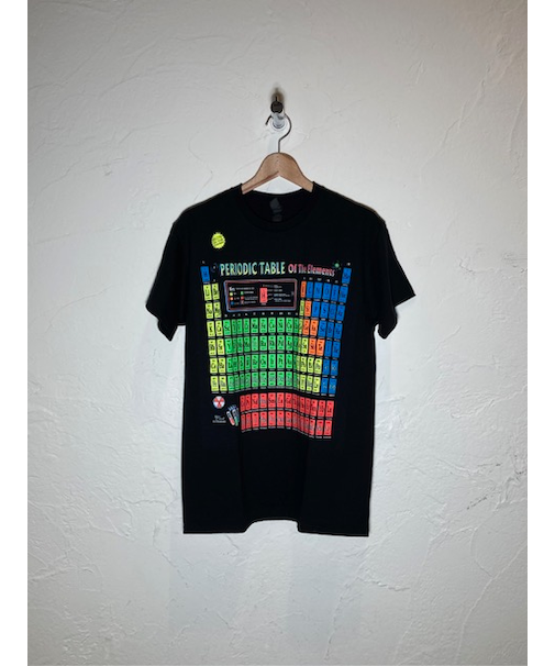 ATLAS SCREEN PRINTING (ｱﾄﾗｽｽｸﾘｰﾝﾌﾟﾘﾝﾃｨﾝｸﾞ) - PERIODIC TABLE PRINT TEE (ﾍﾟﾘｵﾃﾞｨｯｸﾃｰﾌﾞﾙﾌﾟﾘﾝﾄﾃｨｰ)