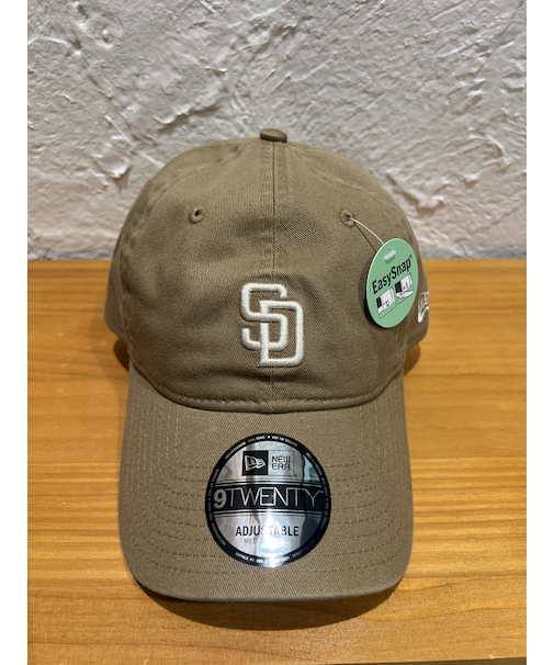 NEW ERA (ﾆｭｰｴﾗ) - 9TWENTY KHAKI SWEAT BAND SD (920 ｶｰｷ ｽｳｪｯﾄ ﾊﾞﾝﾄﾞ ｻﾝﾃﾞｨｴｺﾞ･ﾊﾟﾄﾞﾚｽ)