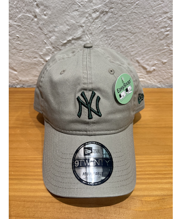 NEW ERA (ﾆｭｰｴﾗ) - 9TWENTY KHAKI SWEAT BAND NYY (920 ｶｰｷ ｽｳｪｯﾄ ﾊﾞﾝﾄﾞ ﾆｭｰﾖｰｸ･ﾔﾝｷｰｽ)