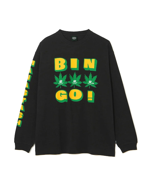 MANASTASH (ﾏﾅｽﾀｯｼｭ) - HEMP L/S TEE BINGO (ﾍﾝﾌﾟﾛﾝｸﾞｽﾘｰﾌﾞﾃｨｰｼｬﾂ)