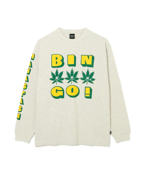 MANASTASH (ﾏﾅｽﾀｯｼｭ) - HEMP L/S TEE BINGO (ﾍﾝﾌﾟﾛﾝｸﾞｽﾘｰﾌﾞﾃｨｰｼｬﾂ)