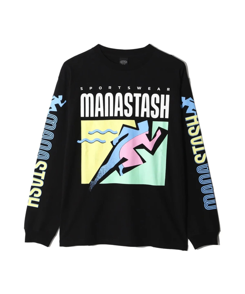 MANASTASH (ﾏﾅｽﾀｯｼｭ) - RE:CTN L/S TEE T&F