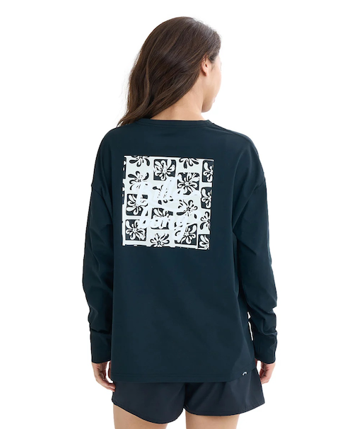 BILLABONG (ﾋﾞﾗﾎﾞﾝ) - MORFY LS TEE RASH (ﾓﾙﾌｨｰﾛﾝｸﾞｽﾘｰﾌﾞﾗｯｼｭﾃｨｰｼｬﾂ) BF01C-853 ﾚﾃﾞｨｰｽ