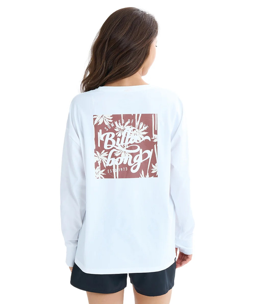 BILLABONG (ﾋﾞﾗﾎﾞﾝ) - MORFY LS TEE RASH (ﾓﾙﾌｨｰﾛﾝｸﾞｽﾘｰﾌﾞﾗｯｼｭﾃｨｰｼｬﾂ) BF01C-853 ﾚﾃﾞｨｰｽ