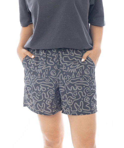 BILLABONG (ﾋﾞﾗﾎﾞﾝ) - ADIV BAGGIES PRINTED MIDDLE SHORTS