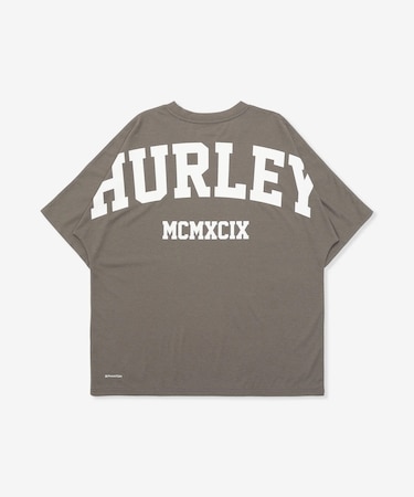 HURLEY (ﾊｰﾚｰ) - PHANTOM BACK ARC OVERSIZED SHORTSLEEVE TEE (ﾌｧﾝﾄﾑﾊﾞｯｸｱｰﾁｵｰﾊﾞｰｻｲｽﾞｼｮｰﾄｽﾘｰﾌﾞﾃｨｰ) MUSS251035 ﾒﾝｽﾞ