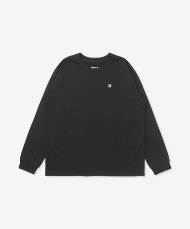 HURLEY (ﾊｰﾚｰ) - PHANTOM ICON LONGSLEEVE TEE (ﾌｧﾝﾄﾑｱｲｺﾝﾛﾝｸﾞｽﾘｰﾌﾞﾃｨｰ) WSRG251003 ﾚﾃﾞｨｰｽ