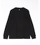 Hanes (ﾍｲﾝｽﾞ) - T-SHIRTS KURO (ｸﾙｰﾈｯｸﾛﾝｸﾞｽﾘｰﾌﾞﾃｨｰｼｬﾂ) HM4-C201