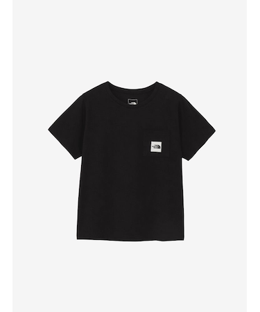 TNE NORTH FACE (ﾉｰｽﾌｪｲｽ) - S/S SQUARE LOGO POCKET TEE (ｼｮｰﾄｽﾘｰﾌﾞｽｸｴｱﾛｺﾞﾎﾟｹｯﾄﾃｨｰ) NTW82541 ﾚﾃﾞｨｰｽ