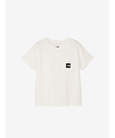 TNE NORTH FACE (ﾉｰｽﾌｪｲｽ) - S/S SQUARE LOGO POCKET TEE (ｼｮｰﾄｽﾘｰﾌﾞｽｸｴｱﾛｺﾞﾎﾟｹｯﾄﾃｨｰ) NTW82541 ﾚﾃﾞｨｰｽ
