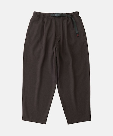 Gramicci (ｸﾞﾗﾐﾁ) - WOOL LIKE WIDE TAPERED PANT (ｳｰﾙﾗｲｸﾜｲﾄﾞﾃｰﾊﾟｰﾄﾞﾊﾟﾝﾂ) GMP5-FJP003