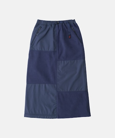 Gramicci (ｸﾞﾗﾐﾁ) - THERMAL FLEECE PATCH SKIRT (ｻｰﾏﾙﾌﾘｰｽﾊﾟｯﾁｽｶｰﾄ) G5FW-SK008 ﾚﾃﾞｨｰｽ