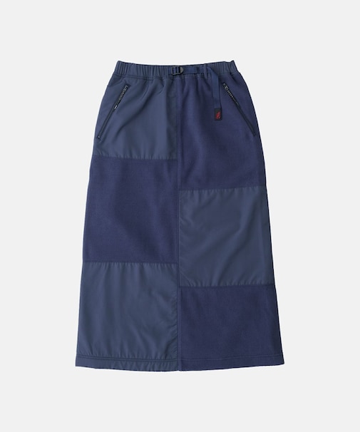 Gramicci (ｸﾞﾗﾐﾁ) - THERMAL FLEECE PATCH SKIRT (ｻｰﾏﾙﾌﾘｰｽﾊﾟｯﾁｽｶｰﾄ) G5FW-SK008 ﾚﾃﾞｨｰｽ
