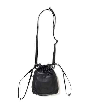 BAICYCLON by bagjack (ﾊﾞｲｼｸﾛﾝ ﾊﾞｲ ﾊﾞｯｸﾞｼﾞｬｯｸ) - DREW STRING BAG LEATHER (ﾄﾞﾛｰ ｽﾄﾘﾝｸﾞ ﾊﾞｯｸﾞ ﾚｻﾞｰ) BCL-114LE