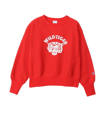 CHAMPION (ﾁｬﾝﾋﾟｵﾝ) - RW CREW NECK SWEATSHIRT (ﾘﾊﾞｰｽｳｨｰﾌﾞｸﾙｰﾈｯｸｽｳｪｯﾄｼｬﾂ) CW-C003 ﾚﾃﾞｨｰｽ