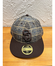 NEW ERA (ニューエラ) - Low Profile 59FIFTY MLB PLAID FLANNEL SD (LP5950 MLB フランネル チェック サンディエゴ・パドレス)
