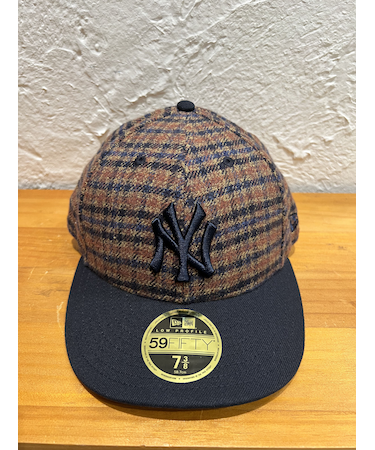 NEW ERA (ﾆｭｰｴﾗ) - Low Profile 59FIFTY MLB PLAID FLANNEL NYY (LP5950 MLB ﾌﾗﾝﾈﾙ ﾁｪｯｸ ﾆｭｰﾖｰｸ･ﾔﾝｷｰｽ)