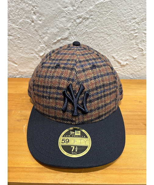 NEW ERA (ﾆｭｰｴﾗ) - Low Profile 59FIFTY MLB PLAID FLANNEL NYY (LP5950 MLB ﾌﾗﾝﾈﾙ ﾁｪｯｸ ﾆｭｰﾖｰｸ･ﾔﾝｷｰｽ)