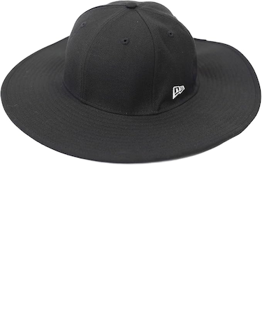 NEW ERA (ﾆｭｰｴﾗ) - FITTED LONG BRIM HAT (ﾌｨｯﾃﾄﾞ ﾛﾝｸﾞ ﾌﾞﾘﾑ ﾊｯﾄ ﾌﾞﾗｯｸ ｱﾝﾀﾞｰﾊﾞｲｻﾞｰ)