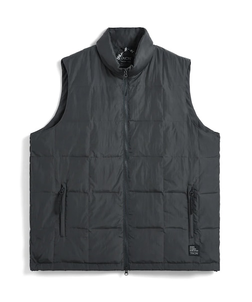 TAION (ﾀｲｵﾝ) - SPORTS CLASSIC TRACK DOWN VEST (ｽﾎﾟｰﾂｸﾗｼｯｸﾄﾗｯｸﾀﾞｳﾝﾍﾞｽﾄ) TAION-002WZSC ﾕﾆｾｯｸｽ