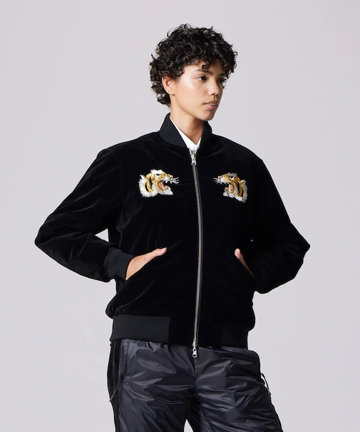 TAION (ﾀｲｵﾝ) - JPNSP REVERSIBLE SKAJAN DOWN JACKET (ｼﾞｬﾊﾟﾝｽﾍﾟｼｬﾙ ﾘﾊﾞｰｼﾌﾞﾙｽｶｼﾞｬﾝﾀﾞｳﾝｼﾞｬｹｯﾄ) TAION-JK04JS ﾕﾆｾｯｸｽ